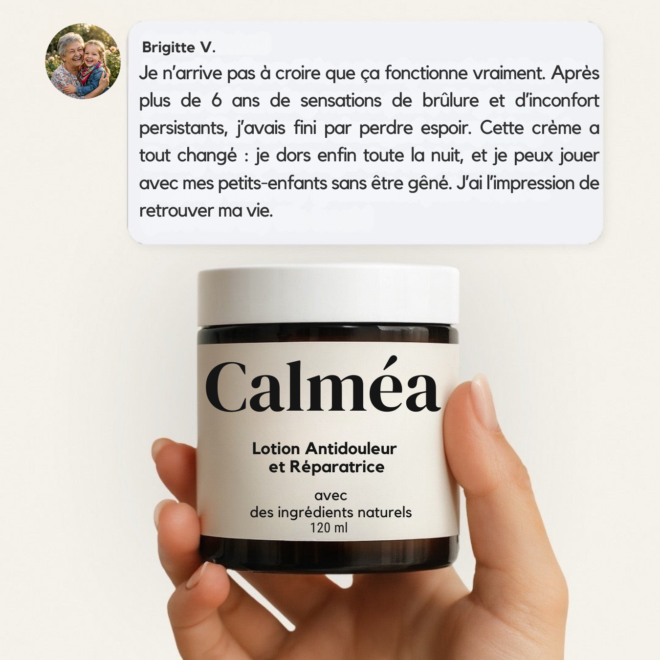 Calméa - Lotion Antidouleur  et Réparatrice